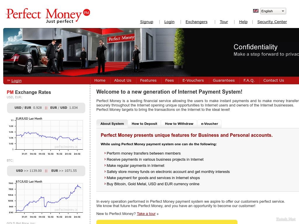 Perfect Money - Платёжные системы