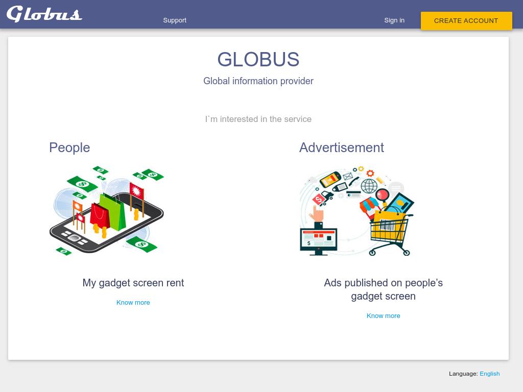 Globus-inter - Заработок в соцсетях
