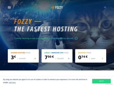 Fozzy - VPS/VDS хостинг